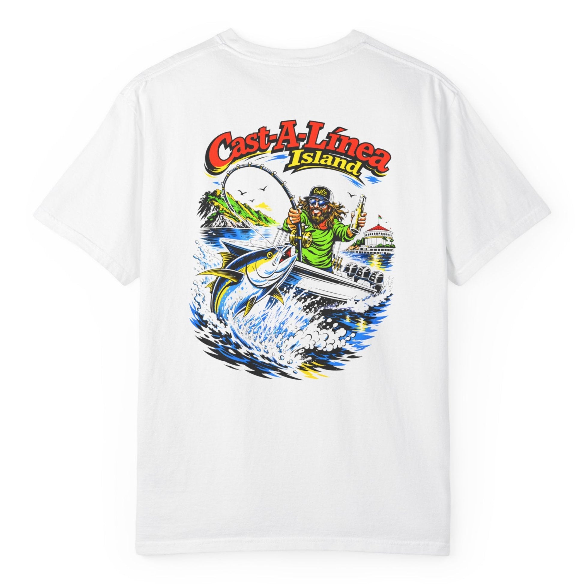 Cast-A-Linea Island - Retro Graphic Tee