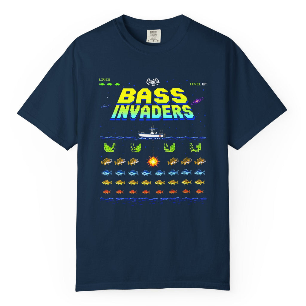 Bass Invaders Retro Arcade T-Shirt
