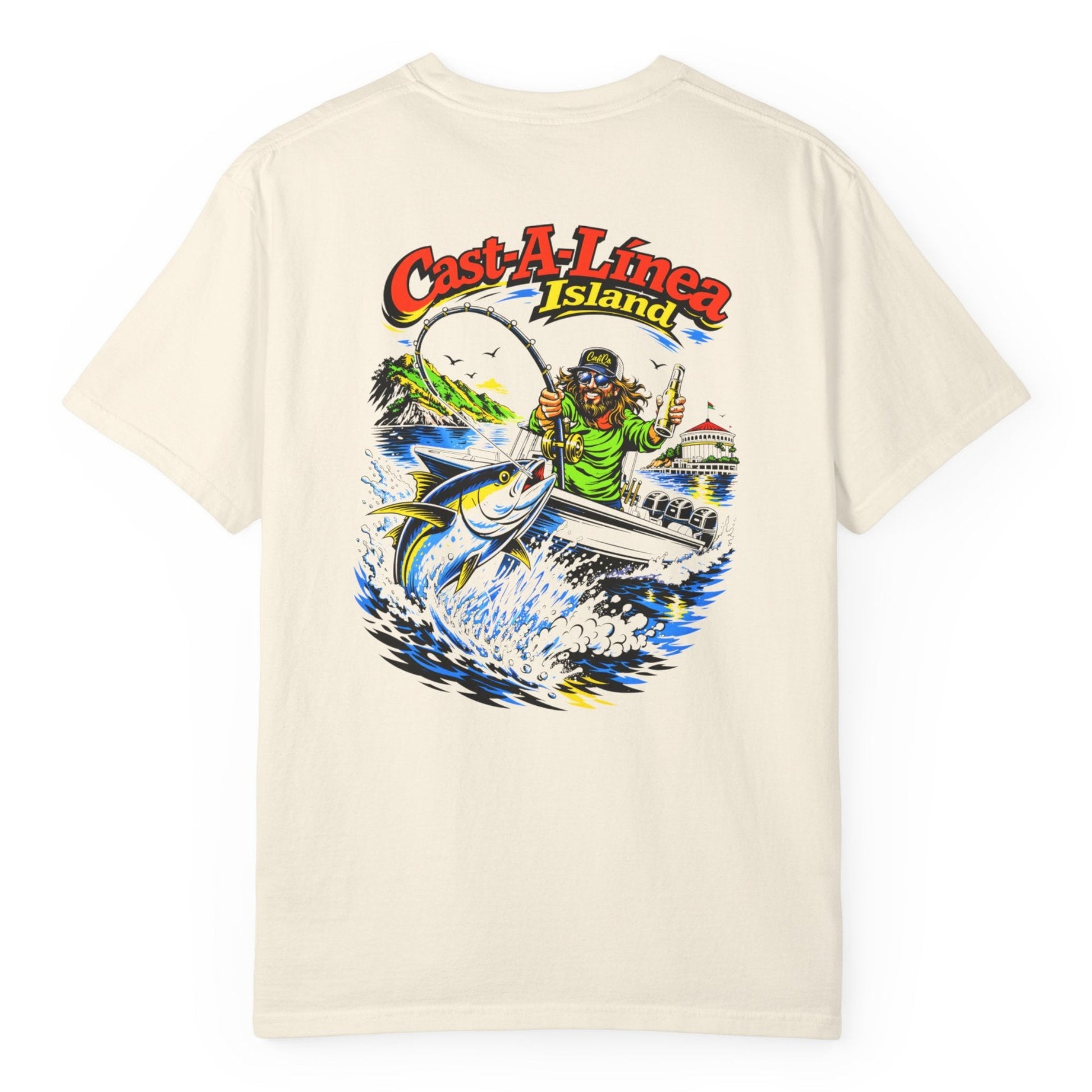 Cast-A-Linea Island - Retro Graphic Tee