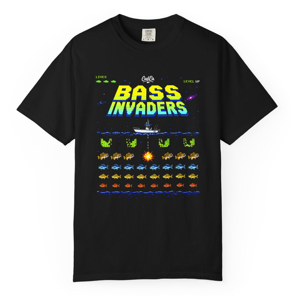 Bass Invaders Retro Arcade T-Shirt