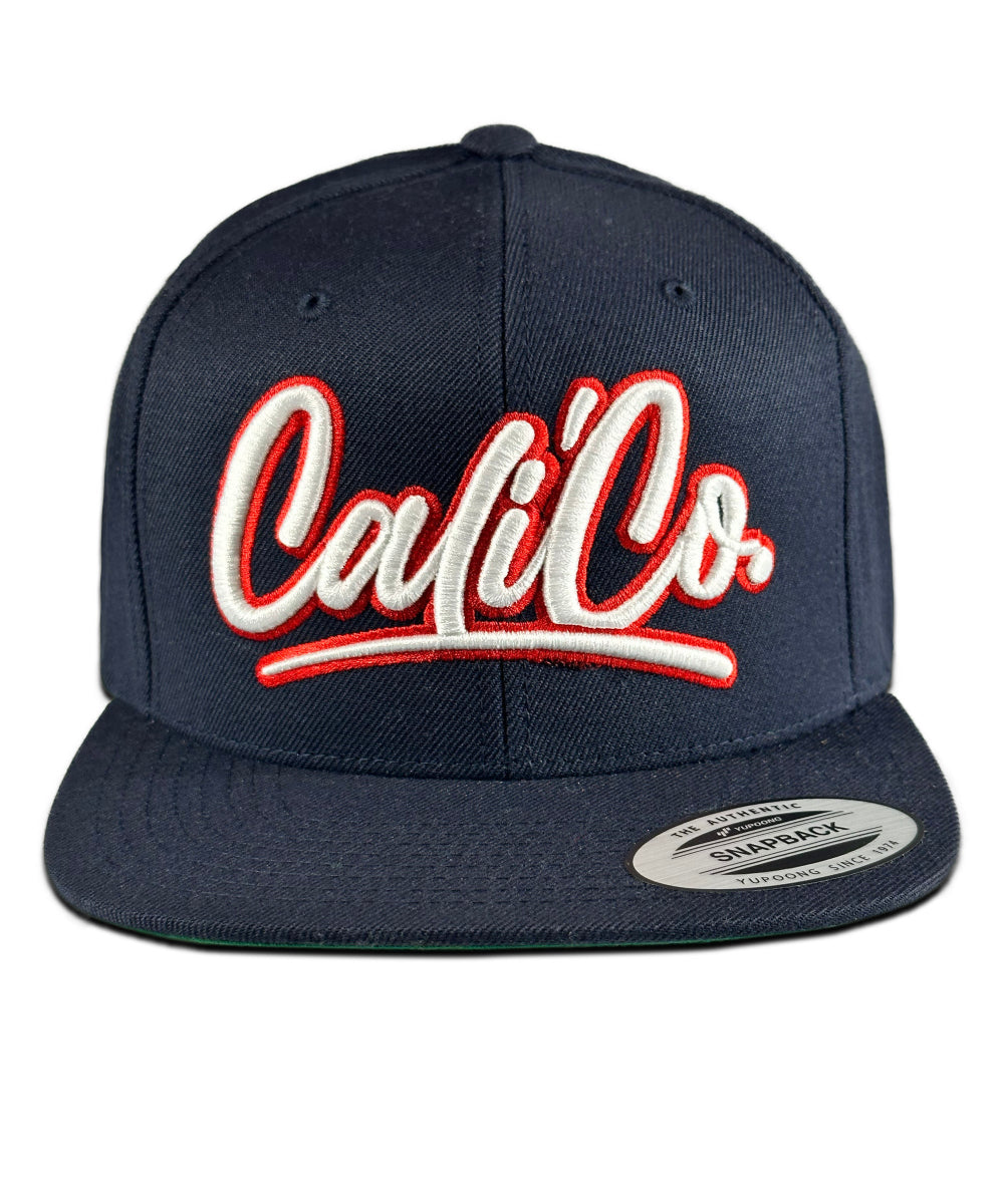 Classic Snapback – Navy/Red