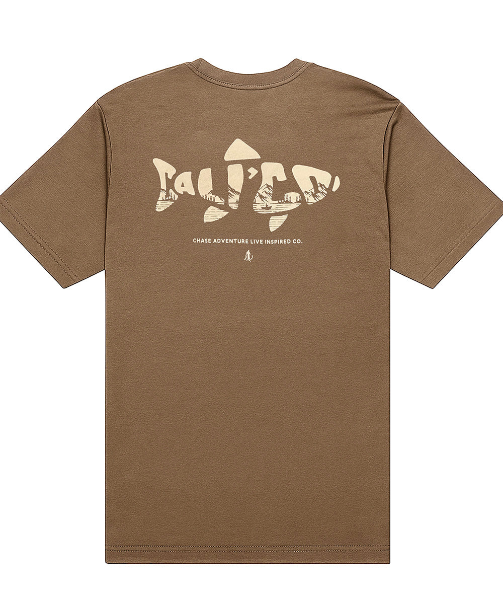 Mountain Trout Tee – Earth Brown